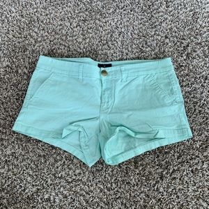 Light aqua shorts